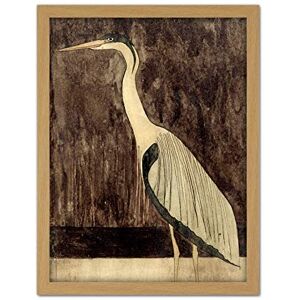 Artery8 Mesquita Heron Bird Animal Nature Drawing Artwork Framed Wall Art Print 18X24 Inch Artery8 Mesquita Heron Bird Animal Nature Drawing Artwork Framed Wall Art Print 18X24 Inch