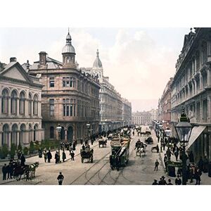 Fine Art Prints Detroit PC Royal Avenue Belfast City Coloured 1900 Photo Unframed Wall Art Print Poster Home Decor Premium Fine Art Prints Detroit PC Royal Avenue Belfast City Coloured 1900 Photo Unframed Wall Art Print Poster Home Decor Premium