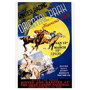 Wee Blue Coo Ad Exhibition Social Sport Horse Racing Havana Cuba Wall Art Print Wee Blue Coo Ad Exhibition Social Sport Horse Racing Havana Cuba Wall Art Print