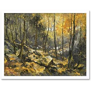 Artery8 Egbert Rubertus Derk Schaap Felsenmeer Painting Art Print Framed Poster Wall Decor 12x16 inch Artery8 Egbert Rubertus Derk Schaap Felsenmeer Painting Art Print Framed Poster Wall Decor 12x16 inch
