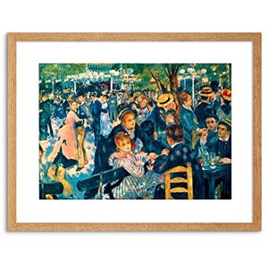 Wee Blue Coo PAINTING RENOIR DANCE MOULIN GALETTE FRAMED PICTURE ART PRINT F97X8788 Wee Blue Coo PAINTING RENOIR DANCE MOULIN GALETTE FRAMED PICTURE ART PRINT F97X8788