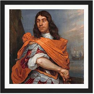 Artery8 Van Westerveld Portrait Admiral Tromp Rome Costume Square Wooden Framed Wall Art Print Picture 16X16 Inch Artery8 Van Westerveld Portrait Admiral Tromp Rome Costume Square Wooden Framed Wall Art Print Picture 16X16 Inch