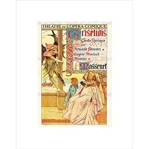 Wee Blue Coo Advert Theatre Stage Opera Griselidis Massenet Paris Wall Art Print Wee Blue Coo Advert Theatre Stage Opera Griselidis Massenet Paris Wall Art Print