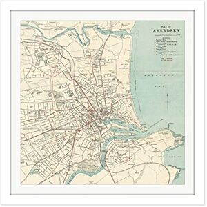 Artery8 Map 1934 Aberdeen City Scotland Plan Chart Square Wooden Framed Wall Art Print Picture 16X16 Inch Artery8 Map 1934 Aberdeen City Scotland Plan Chart Square Wooden Framed Wall Art Print Picture 16X16 Inch