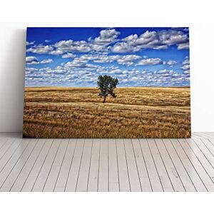 Big Box Art Canvas Print Wall Art Landscape South Dakota Lone Tree USA Mounted & Stretched Box Frame Picture Home Decor for Kitchen, Living Room, Bedroom, Hallway, Multi-Colour, 20x14 Inch Big Box Art Canvas Print Wall Art Landscape South Dakota Lone Tree USA Mounted & Stretched Box Frame Picture Home Decor for Kitchen, Living Room, Bedroom, Hallway, Multi-Colour, 20x14 Inch