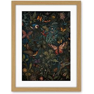 Artery8 William Morris Style Plants Birds and Butterflies Artwork Framed Wall Art Print 18X24 Inch Artery8 William Morris Style Plants Birds and Butterflies Artwork Framed Wall Art Print 18X24 Inch