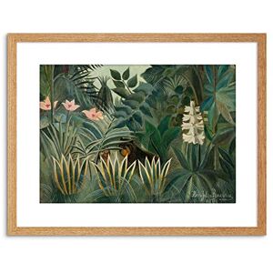 Wee Blue Coo PAINTING ROUSSEAU FRENCH EQUATORIAL JUNGLE FRAMED PRINT F97X3624 Wee Blue Coo PAINTING ROUSSEAU FRENCH EQUATORIAL JUNGLE FRAMED PRINT F97X3624