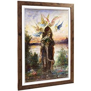 Big Box Art Framed Print of Gustave Moreau The Sacred Elephant Design Wall Art Picture Home Decor for Kitchen, Living Room, Bedroom, Hallway, Walnut, A2 / 24.5x18 Inch / 62x45cm Big Box Art Framed Print of Gustave Moreau The Sacred Elephant Design Wall Art Picture Home Decor for Kitchen, Living Room, Bedroom, Hallway, Walnut, A2 / 24.5x18 Inch / 62x45cm