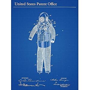 Artery8 Hemenger Diving Armor Suit 1893 Patent Plan Unframed Wall Art Print Poster Home Decor Premium Artery8 Hemenger Diving Armor Suit 1893 Patent Plan Unframed Wall Art Print Poster Home Decor Premium