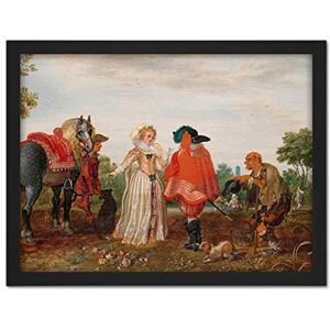 Artery8 Pietersz Van De Venne Spring The Meeting Painting Artwork Framed Wall Art Print 18X24 Inch Artery8 Pietersz Van De Venne Spring The Meeting Painting Artwork Framed Wall Art Print 18X24 Inch