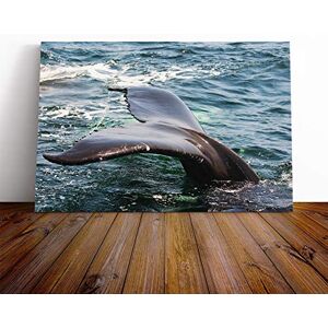 Big Box Art Whale Tail Canvas Print Gallery Wrapped 30mm Frame Wall Art 30x20 inches Ready to Hang Modern Animals Picture Living Room Bedroom Lounge Office Big Box Art Whale Tail Canvas Print Gallery Wrapped 30mm Frame Wall Art 30x20 inches Ready to Hang Modern Animals Picture Living Room Bedroom Lounge Office
