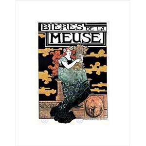 Wee Blue Coo Commercial Advert Beer Meuse France Wall Art Print Wee Blue Coo Commercial Advert Beer Meuse France Wall Art Print