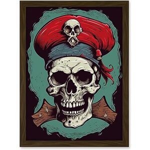 Artery8 Old School USA Tattoo Ink Body Art Pirate Skull Rockabilly Americana 50s Artwork Framed A3 Wall Art Print Artery8 Old School USA Tattoo Ink Body Art Pirate Skull Rockabilly Americana 50s Artwork Framed A3 Wall Art Print