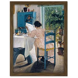 Fine Art Prints Ring At Breakfast Table Morning Newspapers Painting Large Framed Art Print Poster Wall Decor 18x24 in Fine Art Prints Ring At Breakfast Table Morning Newspapers Painting Large Framed Art Print Poster Wall Decor 18x24 in