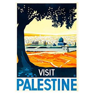 Wee Blue Coo Travel Palestine Illustration Ad New Framed Art Print Picture F12X1288 Wee Blue Coo Travel Palestine Illustration Ad New Framed Art Print Picture F12X1288