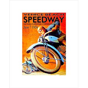 Wee Blue Coo SPORT AD SPEEDWAY COMPETITION RACE 100 MILE CHAMPIONSHIP ART PRINT B12X12337 Wee Blue Coo SPORT AD SPEEDWAY COMPETITION RACE 100 MILE CHAMPIONSHIP ART PRINT B12X12337