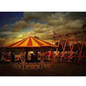 Wee Blue Coo Photography Composition Fairground Stall Ride Flag Cloudy Art Print Poster Wall Decor 12X16 Inch Wee Blue Coo Photography Composition Fairground Stall Ride Flag Cloudy Art Print Poster Wall Decor 12X16 Inch
