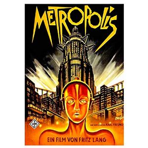 Wee Blue Coo Vintage Film Movie Metropolis 1927 Sci Fi Future Art F 86 Wall Art Print Wee Blue Coo Vintage Film Movie Metropolis 1927 Sci Fi Future Art F 86 Wall Art Print