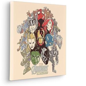 Komar Avengers Strike Back Stretcher Frame Size 40 x 40 cm Children's Room Wall Picture Komar Avengers Strike Back Stretcher Frame Size 40 x 40 cm Children's Room Wall Picture