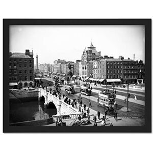 Artery8 Lawrence Sackville O'Connell Street Dublin 1900 Artwork Framed Wall Art Print 18X24 Inch Artery8 Lawrence Sackville O'Connell Street Dublin 1900 Artwork Framed Wall Art Print 18X24 Inch