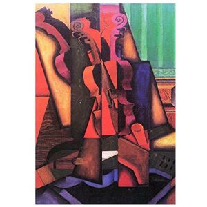 Wee Blue Coo Painting Gris Violin Guitar Old Master Wall Art Print Wee Blue Coo Painting Gris Violin Guitar Old Master Wall Art Print