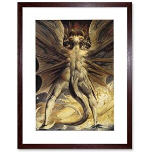 Wee Blue Coo William Blake Red Dragon Woman Clothed Sun 1805 Picture Framed Wall Art Print Wee Blue Coo William Blake Red Dragon Woman Clothed Sun 1805 Picture Framed Wall Art Print