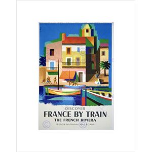 Wee Blue Coo TRAVEL FRANCE TRAIN RAILWAY RIVIERA FRENCH RAILROAD BOAT ART PRINT B12X2952 Wee Blue Coo TRAVEL FRANCE TRAIN RAILWAY RIVIERA FRENCH RAILROAD BOAT ART PRINT B12X2952