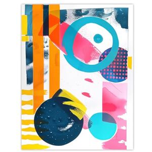 Artery8 Bright Colourful Patterns Circles Abstract Boho Living Room Extra Large XL Wall Art Poster Print Artery8 Bright Colourful Patterns Circles Abstract Boho Living Room Extra Large XL Wall Art Poster Print