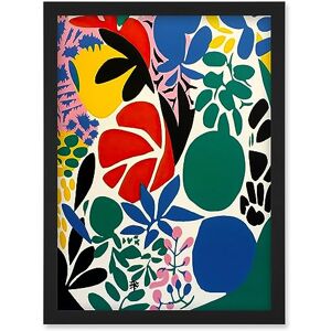 Artery8 Botanical Garden Henri Matisse Inspired Acrylic Painting Abstract Bright Shapes Artwork Framed Wall Art Print A4 Artery8 Botanical Garden Henri Matisse Inspired Acrylic Painting Abstract Bright Shapes Artwork Framed Wall Art Print A4