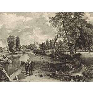 Artery8 David Lucas Flatford Mill 1846 Painting Premium Wall Art Canvas Print 18X24 Inch Artery8 David Lucas Flatford Mill 1846 Painting Premium Wall Art Canvas Print 18X24 Inch