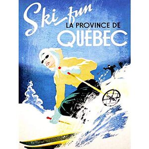 Wee Blue Coo Travel Tourism Winter Sport Quebec Canada Ski Snow Downhill Art Print Poster Wall Decor 12X16 Inch Wee Blue Coo Travel Tourism Winter Sport Quebec Canada Ski Snow Downhill Art Print Poster Wall Decor 12X16 Inch