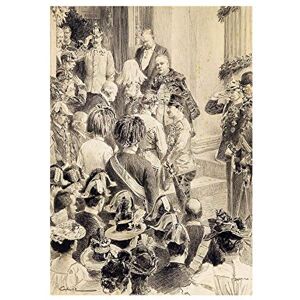 Wee Blue Coo Painting Gause Kaiser Wilhelm II Emperor Franz Josef Wall Art Print Wee Blue Coo Painting Gause Kaiser Wilhelm II Emperor Franz Josef Wall Art Print