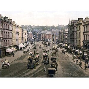 Fine Art Prints Detroit PC Patrick Street Cork Ireland Coloured 1900 Photo Large Wall Art Poster Print Thick Paper 18X24 Inch Fine Art Prints Detroit PC Patrick Street Cork Ireland Coloured 1900 Photo Large Wall Art Poster Print Thick Paper 18X24 Inch