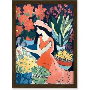Artery8 Danish Pastel Aesthetic Matisse Flower Market Watercolour Painting Floral Bouquets Artwork Framed A3 Wall Art Print Artery8 Danish Pastel Aesthetic Matisse Flower Market Watercolour Painting Floral Bouquets Artwork Framed A3 Wall Art Print