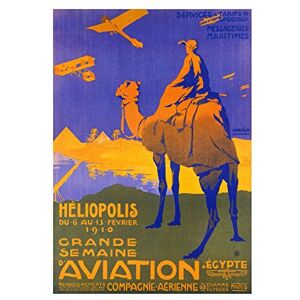 Wee Blue Coo Ad Exhibition Air Show Egypt Camel Pyramid Wall Art Print Wee Blue Coo Ad Exhibition Air Show Egypt Camel Pyramid Wall Art Print