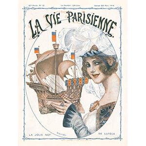 Artery8 La Vie Parisienne Pretty Nave Ship Magazine Cover Large Wall Art Poster Print Thick Paper 18X24 Inch Artery8 La Vie Parisienne Pretty Nave Ship Magazine Cover Large Wall Art Poster Print Thick Paper 18X24 Inch