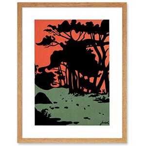 Wee Blue Coo Magazine Cover Jugend Abstract Silhouette Artwork Framed Wall Art Print 12X16 Inch Wee Blue Coo Magazine Cover Jugend Abstract Silhouette Artwork Framed Wall Art Print 12X16 Inch