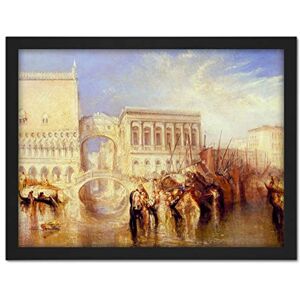 Fine Art Prints Turner Venice The Bridge Of Sighs Large Framed Art Print Poster Wall Decor 18x24 Fine Art Prints Turner Venice The Bridge Of Sighs Large Framed Art Print Poster Wall Decor 18x24