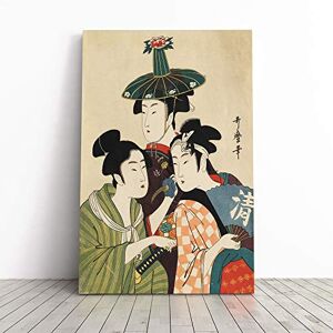 Big Box Art Canvas Print Wall Kitagawa Utamaro Vintage Japanese Oriental Art (17) Mounted & Stretched Box Frame Picture Home Decor for Kitchen, Living Room, Bedroom, Multi-Colour, 24x16 Inch Big Box Art Canvas Print Wall Kitagawa Utamaro Vintage Japanese Oriental Art (17) Mounted & Stretched Box Frame Picture Home Decor for Kitchen, Living Room, Bedroom, Multi-Colour, 24x16 Inch
