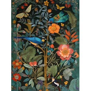 Artery8 Birds and Butterflies Modern Flower Art Nouveau Large Wall Art Poster Print Thick Paper 18X24 Inch Artery8 Birds and Butterflies Modern Flower Art Nouveau Large Wall Art Poster Print Thick Paper 18X24 Inch