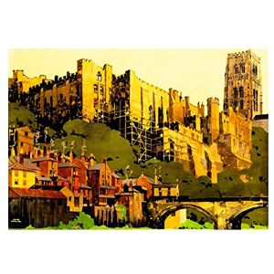 Wee Blue Coo Vintage Ad Travel Durham Castle Lner New Wall Art Print Wee Blue Coo Vintage Ad Travel Durham Castle Lner New Wall Art Print