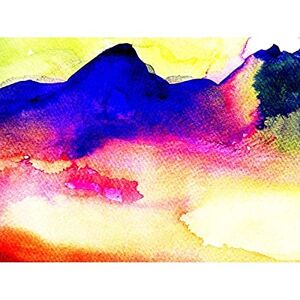 Wee Blue Coo Abstract Mountain Watercolour Unframed Art Print Poster Wall Decor 12X16 Inch Wee Blue Coo Abstract Mountain Watercolour Unframed Art Print Poster Wall Decor 12X16 Inch