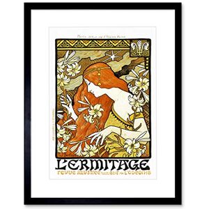 Wee Blue Coo Nouveau Hermitage Paris France Paul Berthon Picture Framed Wall Art Print Wee Blue Coo Nouveau Hermitage Paris France Paul Berthon Picture Framed Wall Art Print