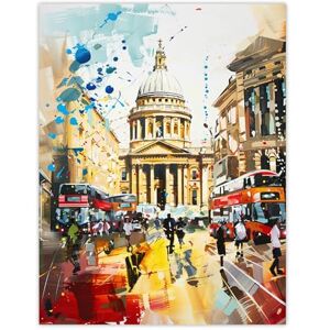 Artery8 St Pauls Cathedral London England Abstract Fun Living Room Extra Large XL Wall Art Poster Print Artery8 St Pauls Cathedral London England Abstract Fun Living Room Extra Large XL Wall Art Poster Print