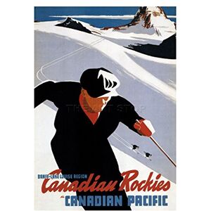 Wee Blue Coo Sport Winter Snow Skiing Rockies Canada Ad Picture Wall Art Print Wee Blue Coo Sport Winter Snow Skiing Rockies Canada Ad Picture Wall Art Print