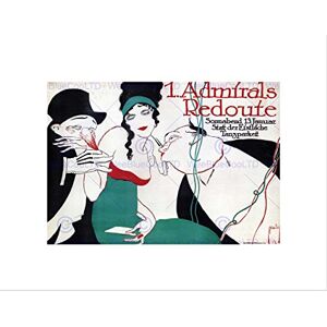 Wee Blue Coo PARTY DANCE ICE BERLIN GERMANY VINTAGE ADVERT FRAMED PRINT B12X643 Wee Blue Coo PARTY DANCE ICE BERLIN GERMANY VINTAGE ADVERT FRAMED PRINT B12X643