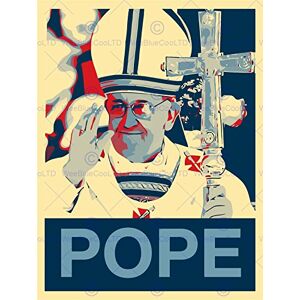 Wee Blue Coo Painting Vatican City Star Pope Francis Jorge Bergoglio Wall Art Print Wee Blue Coo Painting Vatican City Star Pope Francis Jorge Bergoglio Wall Art Print