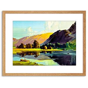 Wee Blue Coo Painting Lake District Cumbria England Scenic Framed Wall Art Print Wee Blue Coo Painting Lake District Cumbria England Scenic Framed Wall Art Print
