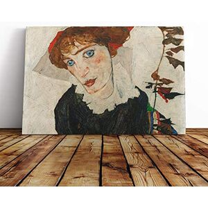 Big Box Art Canvas Print Wall Art Egon Schiele Wally Neuzil Mounted and Stretched Box Frame Picture Home Decor for Kitchen, Living, Dining Room, Bedroom, Hallway, Multi-Colour, 30x20 Inch Big Box Art Canvas Print Wall Art Egon Schiele Wally Neuzil Mounted and Stretched Box Frame Picture Home Decor for Kitchen, Living, Dining Room, Bedroom, Hallway, Multi-Colour, 30x20 Inch