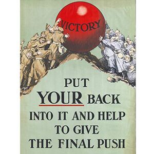 Fine Art Prints War WWI UK Put Back Into Victory Enlist Advert Premium Wall Art Canvas Print 18X24 Inch Fine Art Prints War WWI UK Put Back Into Victory Enlist Advert Premium Wall Art Canvas Print 18X24 Inch